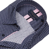 Contemporary Geometric Pattern Men's Shirt